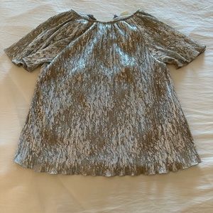 Zara Kids NWT Girls Gold Top